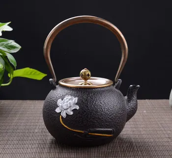 1400ml Visoko kakovostna Japonska Južna Litega Železa Pot Zdravja železa Čaj Pot Velike Zmogljivosti Vrele Vode Železa Čaj grelnik vode Brezplačna Dostava