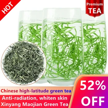 2021 Kitajski Xinyang Maojian Zeleni Čaj Resnično Ekološko Novo Zgodaj Spomladi čaj za hujšanje Zdravstvenega Varstva Zelene Hrane