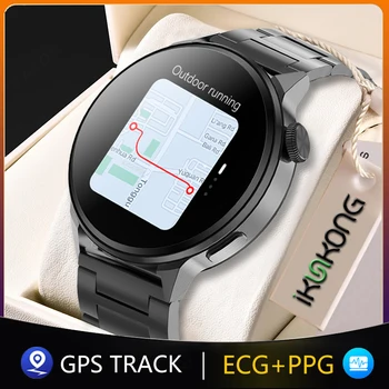 2022 NFC Pametno Gledati Moške Šport GPS Track Ure Ženske Brezžično Polnjenje po Meri Klic Klic Srčni utrip, EKG Smartwatch Za Samsung