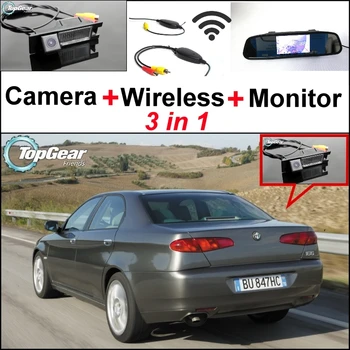 3in1 Posebno WiFi Kamera + Brezžični Sprejemnik + Ogledalo Monitor ENOSTAVNO DIY Backup Parkirni Sistem Za Alfa Romeo AR 166
