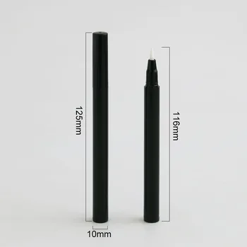 500pcs/veliko Eyeliner Ščetka za Cevi Vial Ličila Prazno Črno Eyeliner Svinčnik Za 2ml Tekoči Gel, ki se lahko ponovno polnijo