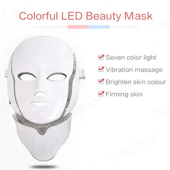 7 Barv Led Masko, Lifting Obraza Pralni Terapija S Svetlobo Lepota Aparati Za Pomlajevanje Kože, Zob Gubam Odstranitev Obraza Lepota