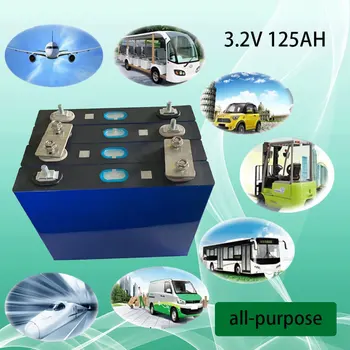 8pcs 3.2v125ah 280ah lifepo4 baterija litij-železo fosfat električna vozila sončne energije sistema za shranjevanje baterije za ponovno polnjenje