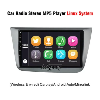 9-palčni Avto Radio Stereo MP5 Predvajalnik za Seat Leon 2 MK2 2005-2012 z Wifi Podporo Carplay Android Auto Mirrorlink
