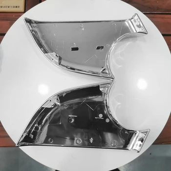 Avto Levi+Desni Strani Chrome Rearview Mirror Spodnji Spodnji Pokrov ležišča za Tesla Model 3 2017-2021