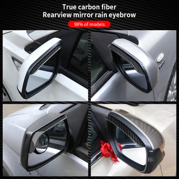 Avto Rearview mirror dež obrvi ščit pokrov ustreza za 99% avtomobilov modela paket z 2pcs