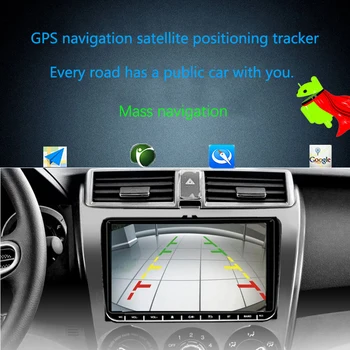 Avtoradio 2 Din 1+16 G Bluetooth 9 Inch Android FM GPS Navigacijo Vgrajeno v Carplay WIFI Za Bora, Golf VW Polo, Passat B6 B7 Touran