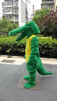 Božič Karneval Uspešnosti Maskota Halloween Krokodil Cosplay Kostum Za Odrasle Uporabo Rojstni Oglaševanje Uspešnosti Set
