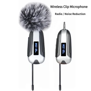 Brezžični pritrjevalni Mikrofon Intervju Video Mobilne SLR Radio Vlog Snemanje Mikrofona Zmanjšanje Hrupa Mikrofon Za Mikrofoni PC Audio