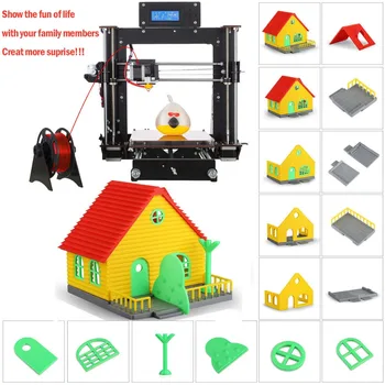 DIY 3D Tiskalnik Ročno Izravnavo Visoko Natančnost Reprap Prusa i3 Veliko Poceni 3D Tiskalnik Izpada Nadaljujete Tiskanje