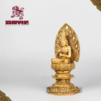 DOBRA slika Buda -tempelj Verandi lobi Talisman za Zaščito # Blagoslovi varnost RULAI kip Bude, 71 CM