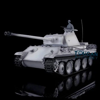 Heng Long 1/16 Sneg RC Tank 7.0 Plastičnih nemški Panther G RTR 3879 360° Kupolo TH17502-SMT4