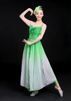 Kitajski Klasične Ljudske Plesne Kostume Ženski Jasmina Yangko Ples Fan Ples Obleka Ženske, Ljubitelj Plesa Stopnji Uspešnosti Oblačila