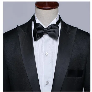 Kostum homme jopiči za moške obleke, pevcev gostiteljice obleke stopnji uspešnosti zbor bela črna terno masculino пиджак мужской bela