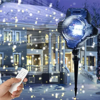 Led, sneg projektor, zunanji utripa krajine projekcija, žarnice, dekorativna svetila, Božič, stranka, počitnice