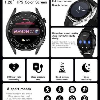LIGE Novih Moških Pametno Gledati Bluetooth Klic Polni, Zaslon na Dotik, Športna Ura Nepremočljiva Srčnega utripa Smartwatch Za IOS Android