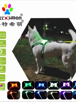 Luči pes pas led električna pasja ovratnica cc cimon reflektivni pes pas