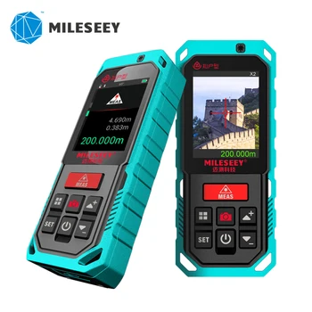 Mileseey Bluetooth, kamera infrardeči Laser rangefinder 60m Polnilna Laserski Merilnik