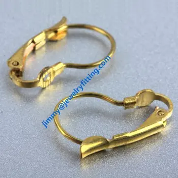 Modni nakit ugotovitve medenina leverback uhan posnetek uho žice posnetek uhan pribor