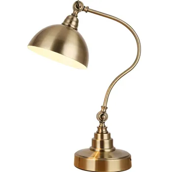 Nordijska preprost bronasto tabela svetilko ob postelji spalnica, dnevna soba študija soba namizne svetilke svetilka