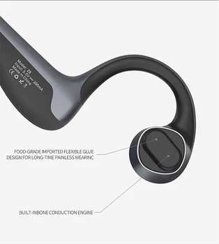 Nove slušalke Bluetooth 5.0 vožnje Kostne Prevodnosti Slušalke Brezžične Športne slušalke za Prostoročno čepkov Padec Ladijskega prometa za Podporo