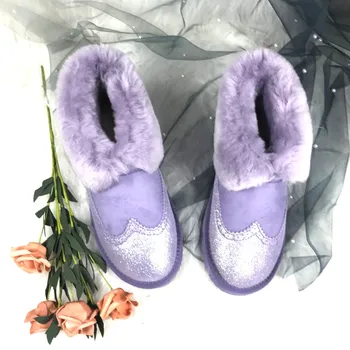 Nove ženske naravnega krzna čevlji usnjeni čevlji mati loafers usnje priložnostne ravno čevlji ženski vožnje priložnostne 34-40