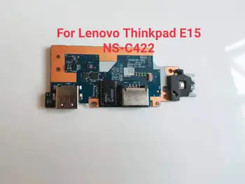 Novi Originalni Pristen Za LENOVO ThinkPad E15 USB IO Gumb za Vklop Odbor Stikala NS-C422