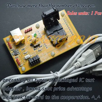 Odkrivanje STM8-QFN20 Jedro odbor STM8S WSON20 DFN20 MLF20 STM8A STM8L Prenos sedeža test vtičnico Programer adapter Igrišču=0,5 mm