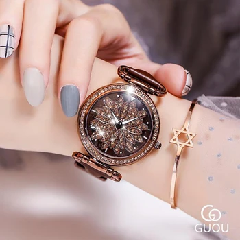 Reloj Mujer 2019 Moda Za Ženske Ure Srečen Cvet Oglejte Si Vroče Prodajo Dame Watch Zegarek Damski Montre Femme Relojes Par Mujer
