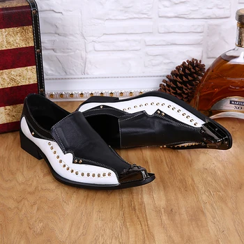 Sapato socialne masculino couro črnega jekla konicami prstov obleko formalno čevlji moški pravega usnja podjetja oxford italijanski čevlji moški