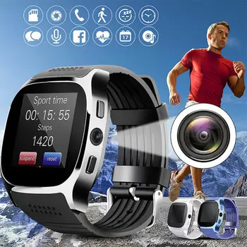 T8 Bluetooth Smart Gledal Človek na Zaslonu na Dotik, S Kamero Podpira Kartica SIM Klicne Šport Položaja Tracker pametno uro Za Otroke, Starejše