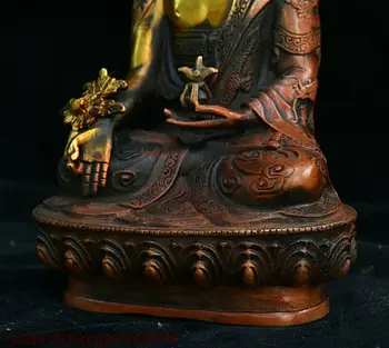 Tibet Pozlačenega Brona, Budizem Sakyamuni Amitabha Tathagata Medicine Kip Bude