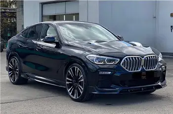 Visoko Kakovostne ABS BLACK Sprednji Odbijač Lip Spojler Zadaj Prtljažnik Difuzor Strani Telesa Krilo ZA BMW X6 G06 2019 2020 2021 2022