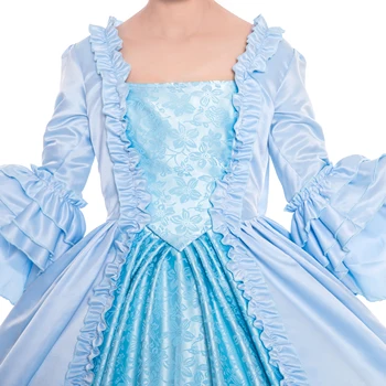 Vrh Prodajo Tiskanja Marie Antoinette Renaissance Obleko Božič Žogo Obleke Reenactment Renaissance Kraljica Kostum