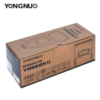 YONGNUO YN968N II Bliskavica Speedlite za Nikon DSLR Združljiv z YN622N YN560 Brezžični TTL Speedlite 1/8000 z LED Luči